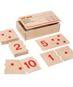 Puzzles en bois de nombres 1-10 - Educo