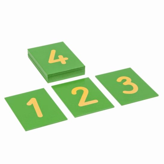 Sandpaper numerals: international version - Nienhuis Montessori