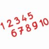 Cut-out numerals: international version - Nienhuis Montessori