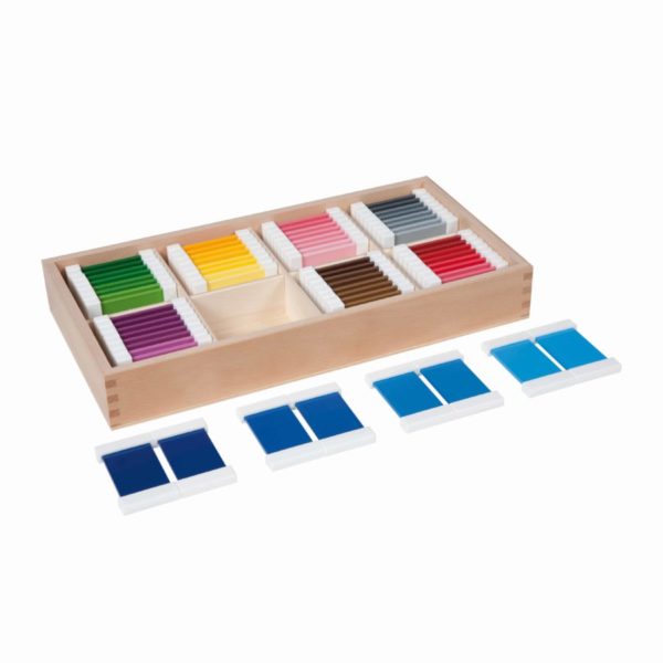 Montessori-Material für die Sinne Farbkasten mit 23 Paaren - Nienhuis Montessori