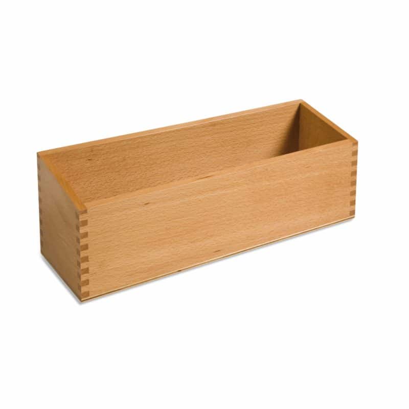 Double sandpaper letters box Nienhuis Montessori