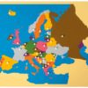 Montessori Europäischer Kontinent Puzzlekarte Europe - Nienhuis Montessori