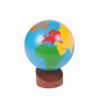 Globe coloré des parties du monde - Nienhuis Montessori