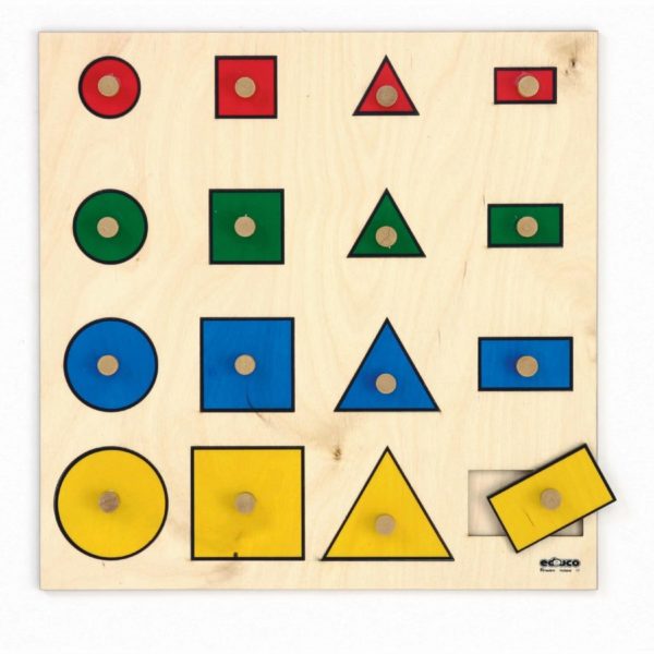 Geometric shapes puzzle - Educo