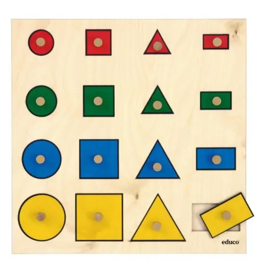 Geometric shapes puzzle - Educo