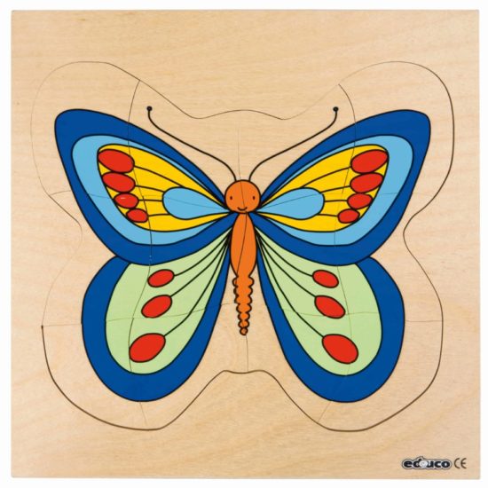 Growth/Life cycle puzzle butterfly - Educo