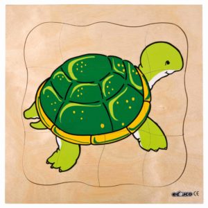 Puzzle croissance/cycle de vie tortue - Educo
