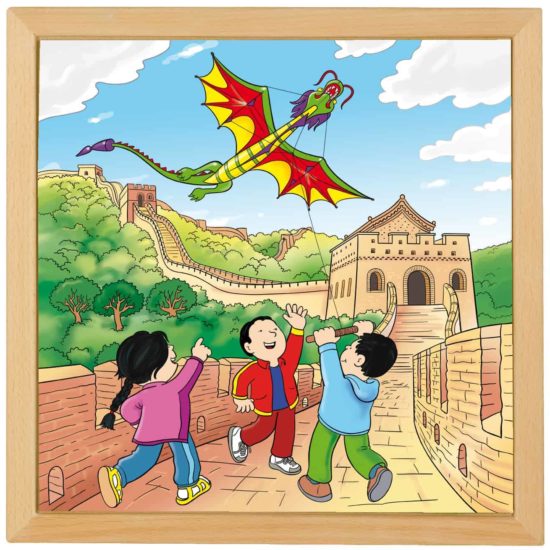 Wonders of the world puzzle: Chinese Wall - Educo