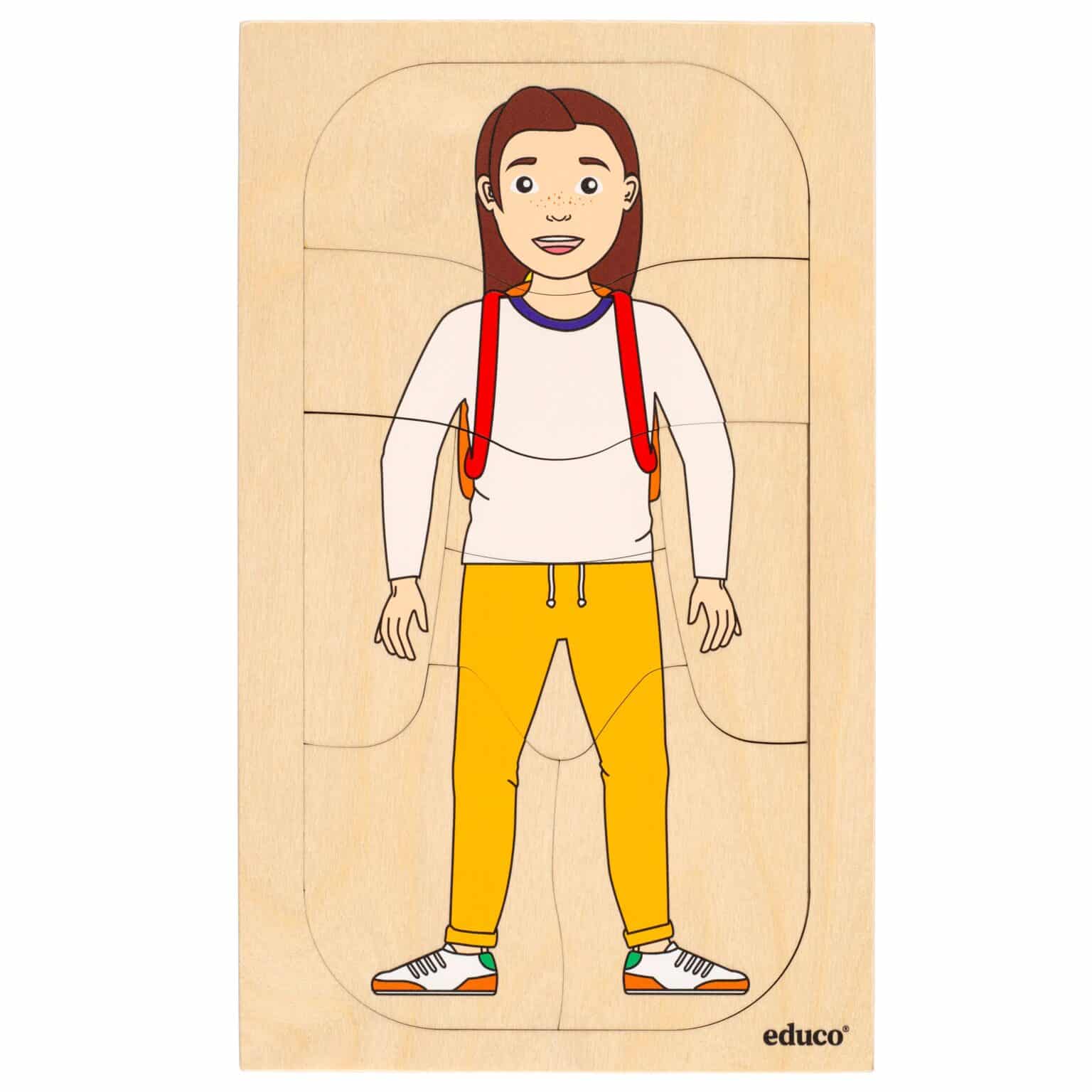 Getting dressed puzzle boy - Educo - Teia Education & Play