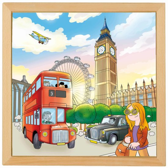 Puzzle les villes d'Europe, le Big Ben à Londres - Educo