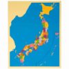 Carte-puzzle du Japon - Nienhuis Montessori
