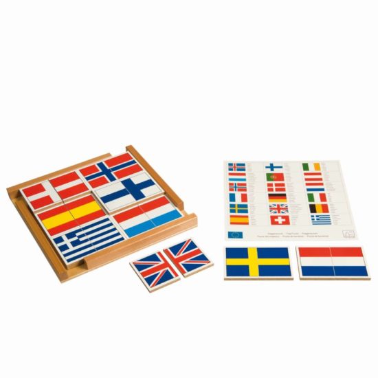Flag puzzle of Europe - Nienhuis Montessori