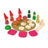 Handmade sustainable wooden Spielset Nins® der Wald - Grapat