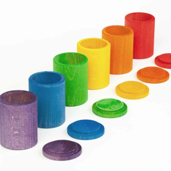 Tasses colorées avec couvercle - Grapat