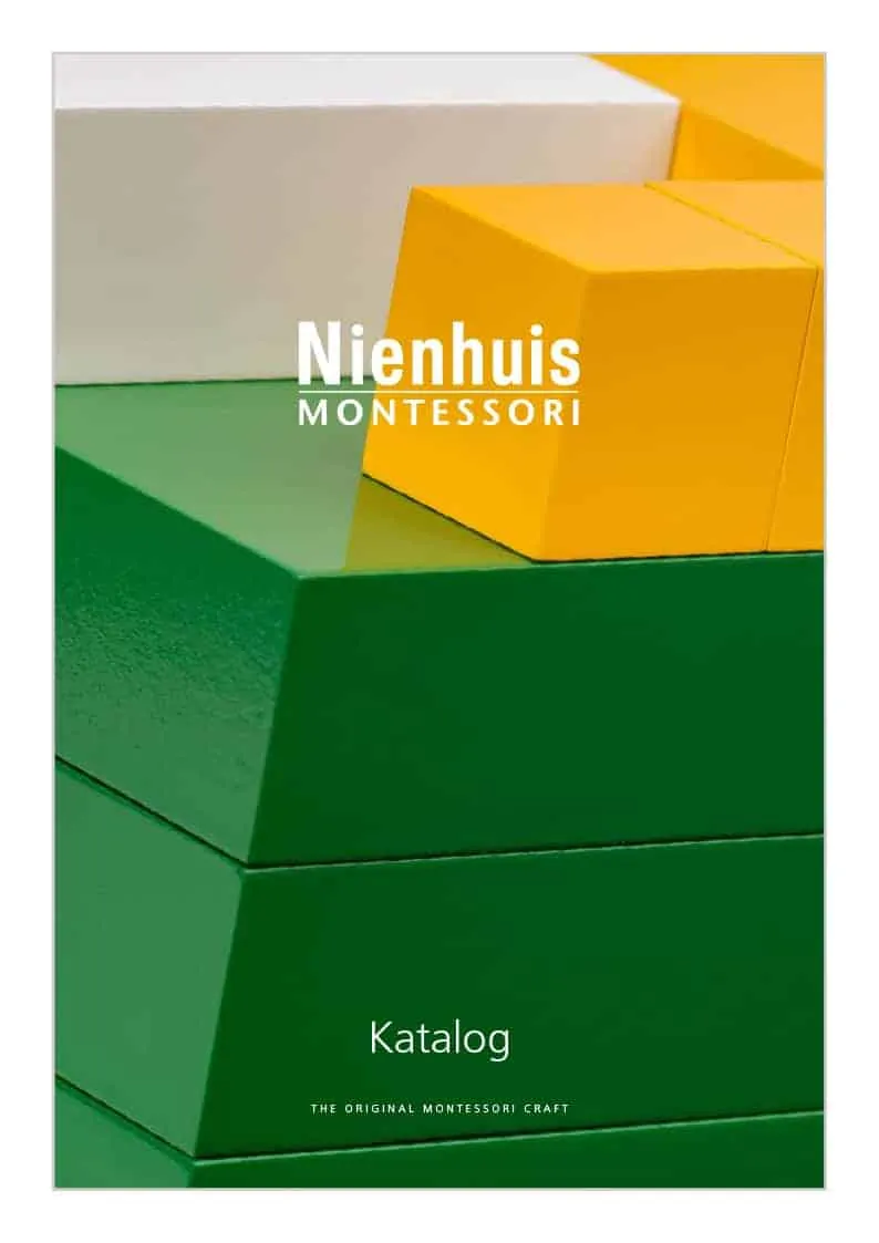 Cover catalogue Nienhuis Montessori 2019_German