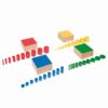 Sensorial Montessori Material Satz Farbige Zylinder - Nienhuis Montessori