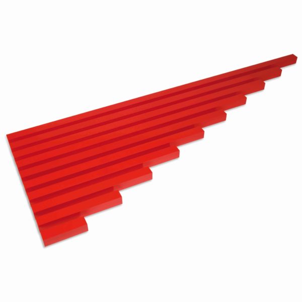 Barres rouges (barres longues) - Nienhuis Montessori