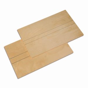 Montessori language material Wooden Boards: Set Of 2 - Nienhuis Montessori