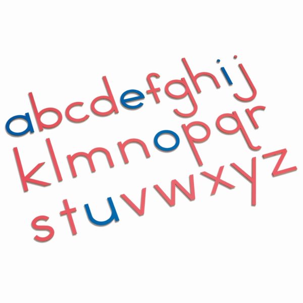 Montessori language material Bewegliches Alphabet Holz: Druckschrift - Nienhuis Montessori