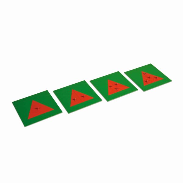 Metal Triangles: 4 Plates - Nienhuis Montessori