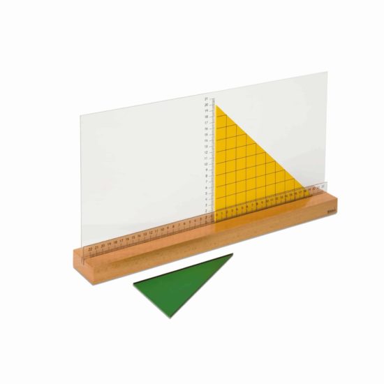 Stand For measurement height montessori constructive triangles - Nienhuis Montessori
