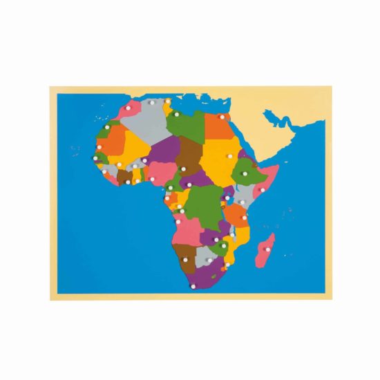 Puzzlekarte Afrika - Nienhuis Montessori