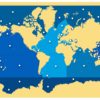 Montessori geography material Puzzle Map: Seas And Oceans - Nienhuis Montessori