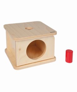 Imbucare box with large cylinder / Montessori infant & toddler material - Nienhuis Montessori