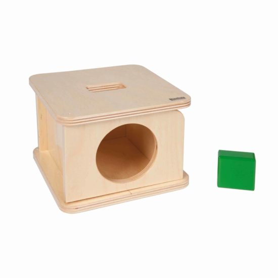 Imbucare box with Rectangular Prism / Montessori infant & toddler material - Nienhuis Montessori