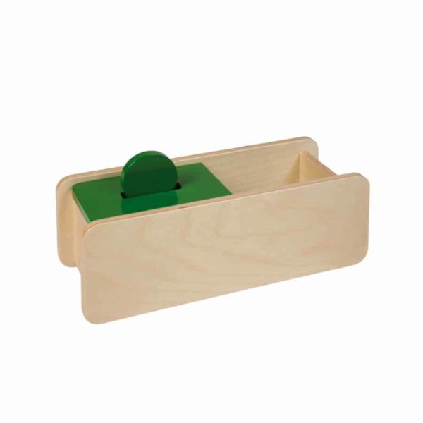 Imbucare box with flip lid - 1 slot - Nienhuis Montessori
