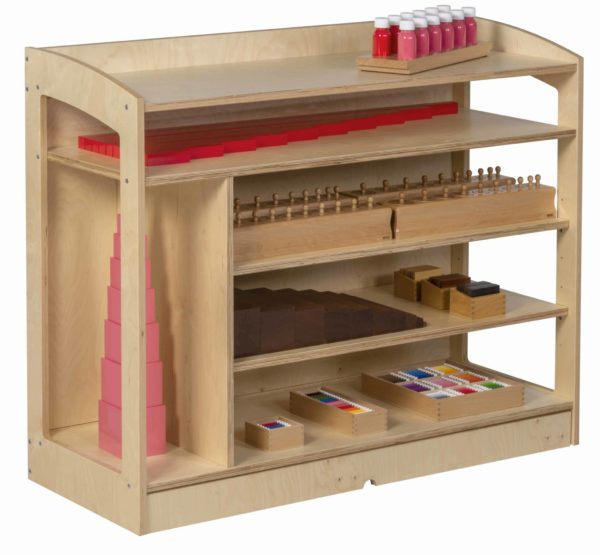 Sensorial Cabinet: Open Back (93 cm) - Nienhuis Montessori