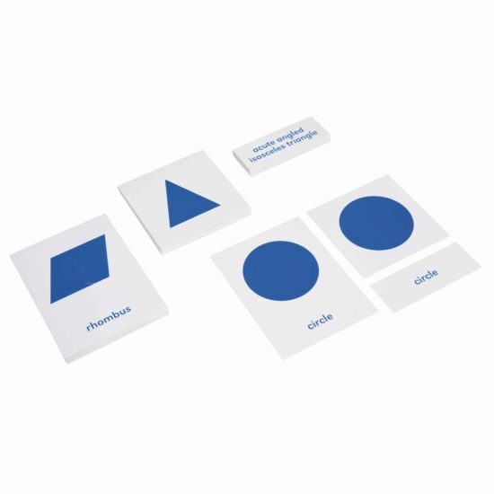Geometric Cabinet Nomenclature Cards - Nienhuis Montessori