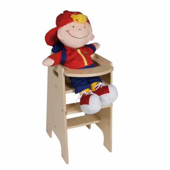 Chaise haute de poupée en bois - Educo