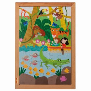 Above and beneath puzzle - into the jungle (35) - Educo