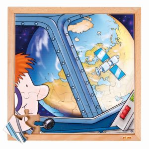 Astronautics puzzle - earth - Educo