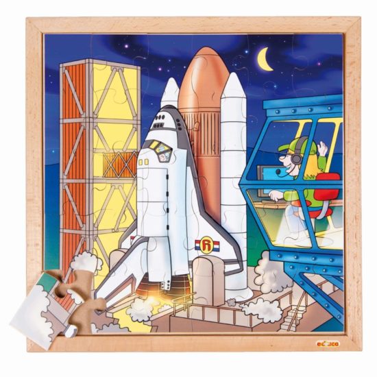Astronautics puzzle - rocket - Educo