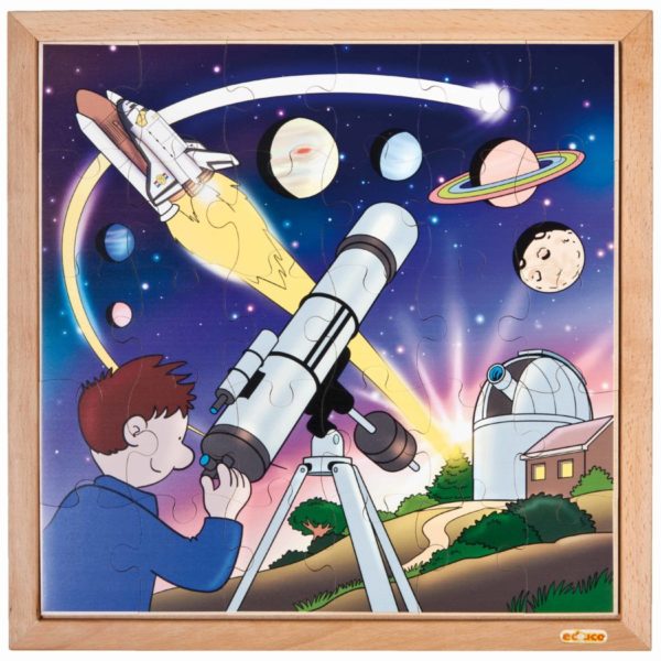 Astronautics puzzle - stars and planets - Educo
