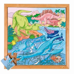 Puzzle Dino - dans l'eau - Educo