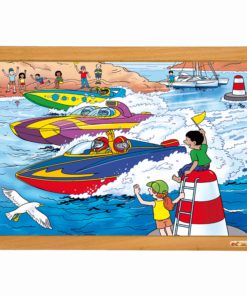 Power puzzle - boat race AR - Educo