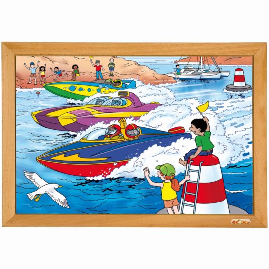 puzzle - course de bateau AR - Educo
