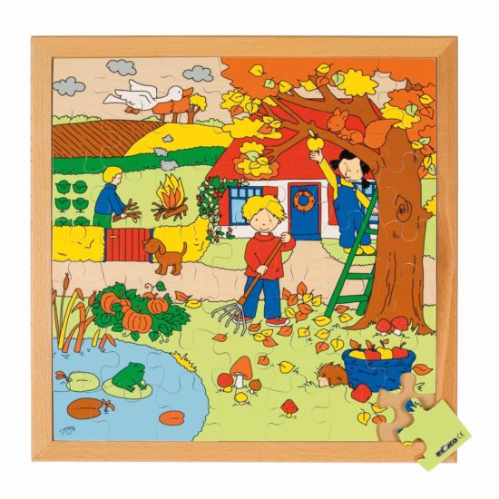 Seasons puzzle 2 - autumn - Educo