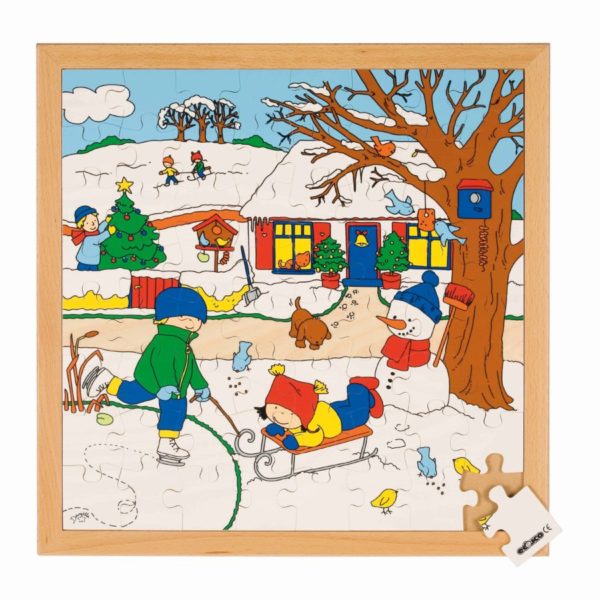 Seasons puzzle 2 - winter - Educo