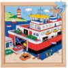 Puzzle en bois les transports: ferry – Educo