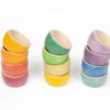 12 bowls (12 colours) - Grapat / Handmade sustainable wooden toys Grapat