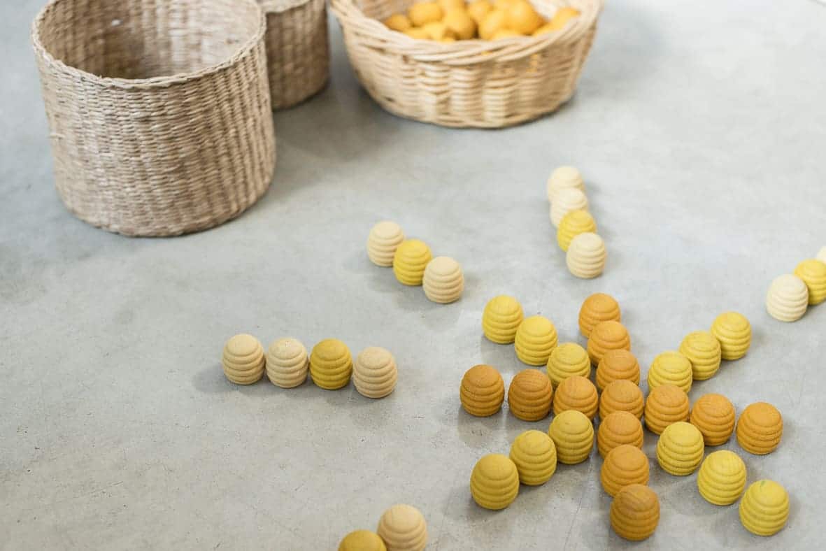 Mandala yellow honeycombs - Grapat