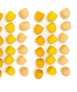 Mandala yellow honeycombs / Handmade ecological wooden toys Grapat