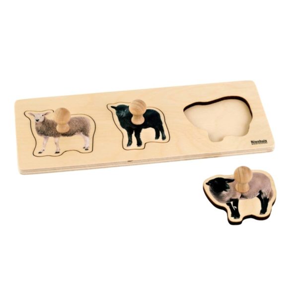 Toddler Puzzle: 3 Sheep - Nienhuis Montessori