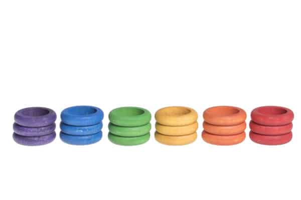 18 rings (6 colours) – Grapat