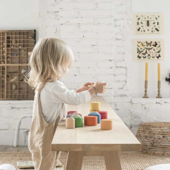 Nest bowls sustainable handmade wooden toys - Grapat