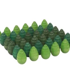 ecological toys brand mandala green trees wooden toy - Grapat